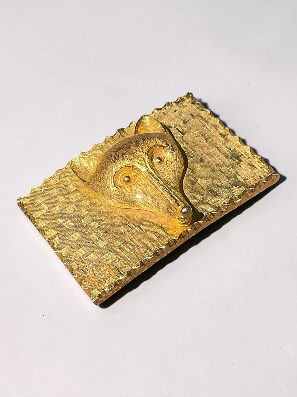 🌺Vintage Jewels Fargo Belt Buckle & Bonus Gold Case